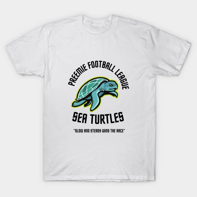 Preemie Football League "Sea Turtles" T-Shirt by Preemie Adventures